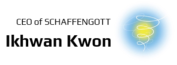 CEO of Schaffengott, Ikhwan Kwon